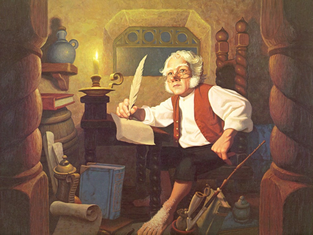 Ilustração de Bilbo Bolseiro
