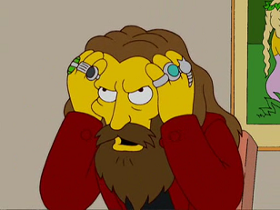 Alan Moore no episódio dos Simpsons